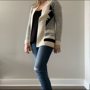 Tribal print cardigan